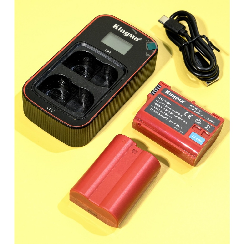 BỘ PIN SẠC ĐÔI KINGMA VER 4 FOR NIKON EN-EL15