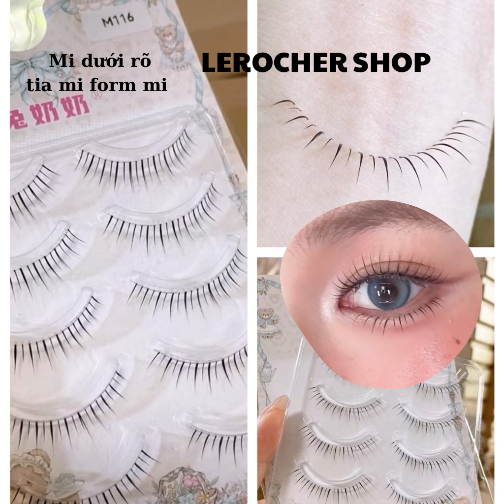 Mi Dưới TuNaiNai Mã M116 5 Cặp Makeup Rõ Tia Mi