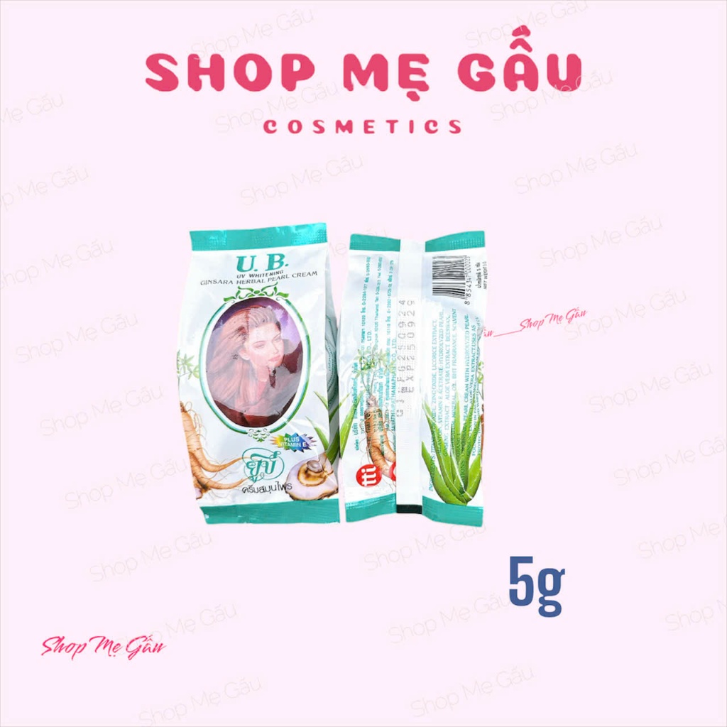 Kem Dưỡng Da Mụn Trắng Nám Nhân Sâm UB 5g thái lan