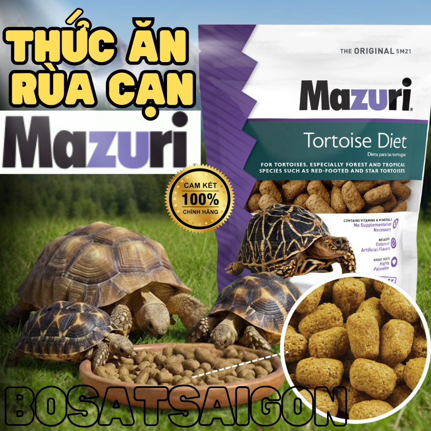 [Hỏa Tốc] Mazuri 5M21 Dinh Dưởng Cao Cấp Đến Từ Mỹ Thức Ăn Tổng Hợp Cho Iguana, Rùa Cạn Sulcata