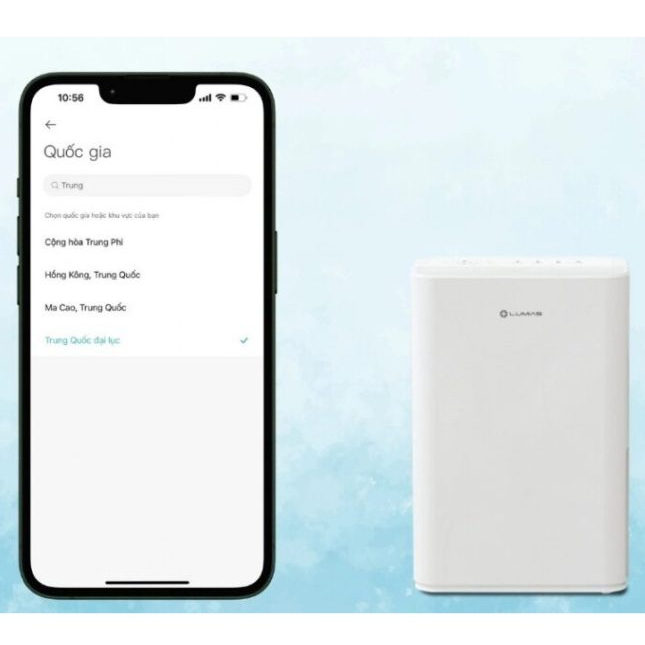 Máy hút ẩm 12L Lumias D6S-12L