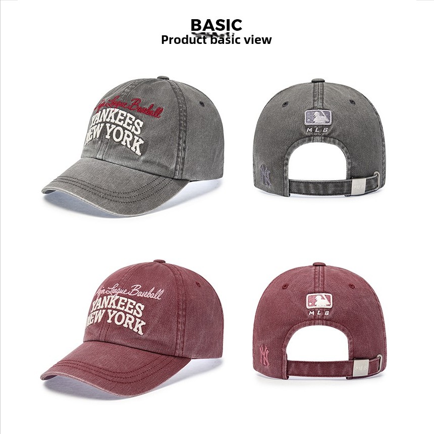 ⚡ Bán chạy ⚡ MLB Mũ chống nắng retro tôn mặt nhỏ Bóng chày đỉnh mềm đa phong cách*Giao hàng từ Việt 