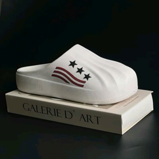 Dép sục lá cờ nam nữ đế cao 4cm chất EVA siêu nhẹ đi mưa chống trơn thời trang