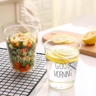 set 2 Ly Good Morning Thủy Tinh