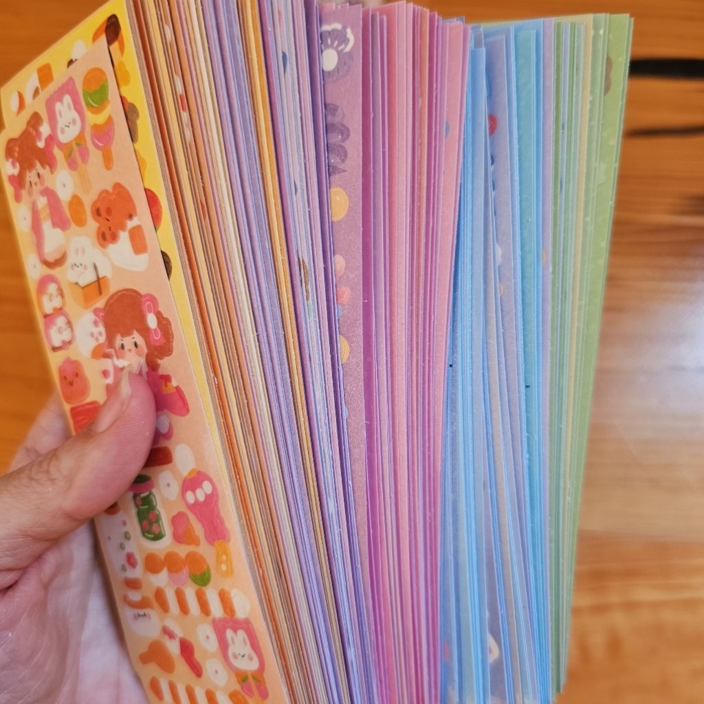 200 Tấm Sticker Dán Trang Trí Sổ Tay đế giấy deco Top, bàn học, Sticker Dán Trang Trí Sổ Tay