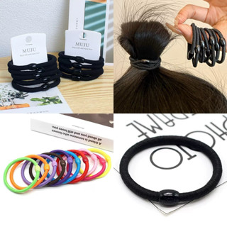 Set 20 Dây Buộc Tóc Trơn Đơn Giản - Siêu Dai, Co Giãn Tốt, Phong Cách Hàn Quốc