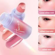 Phấn má hồng dạng kem căng bóng HEXZE 6ml, Phấn má trang điểm tự nhiên, độ bền màu cao