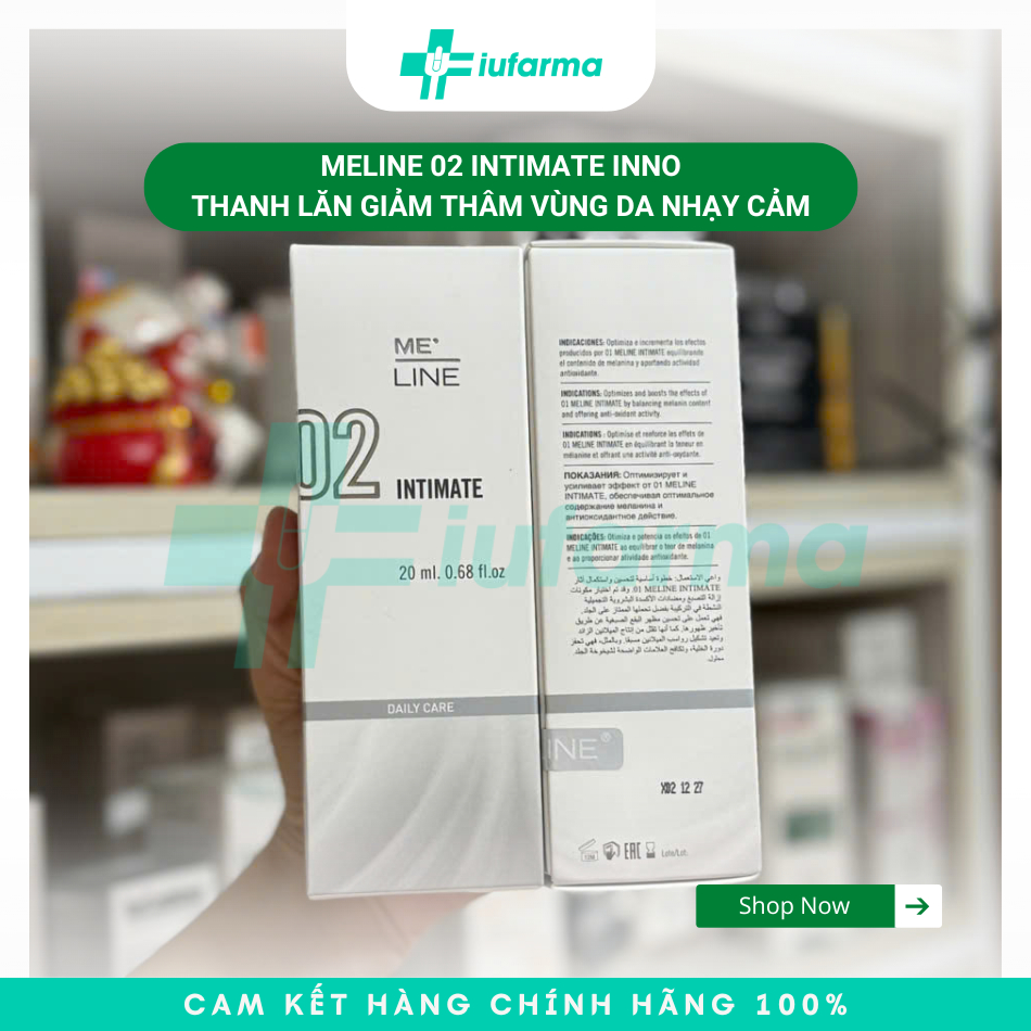 [iufarma] MELINE 02 INTIMATE INNO Tinh chất giảm thâm, làm sáng, trẻ hóa vùng da nhạy cảm Innoaesthe