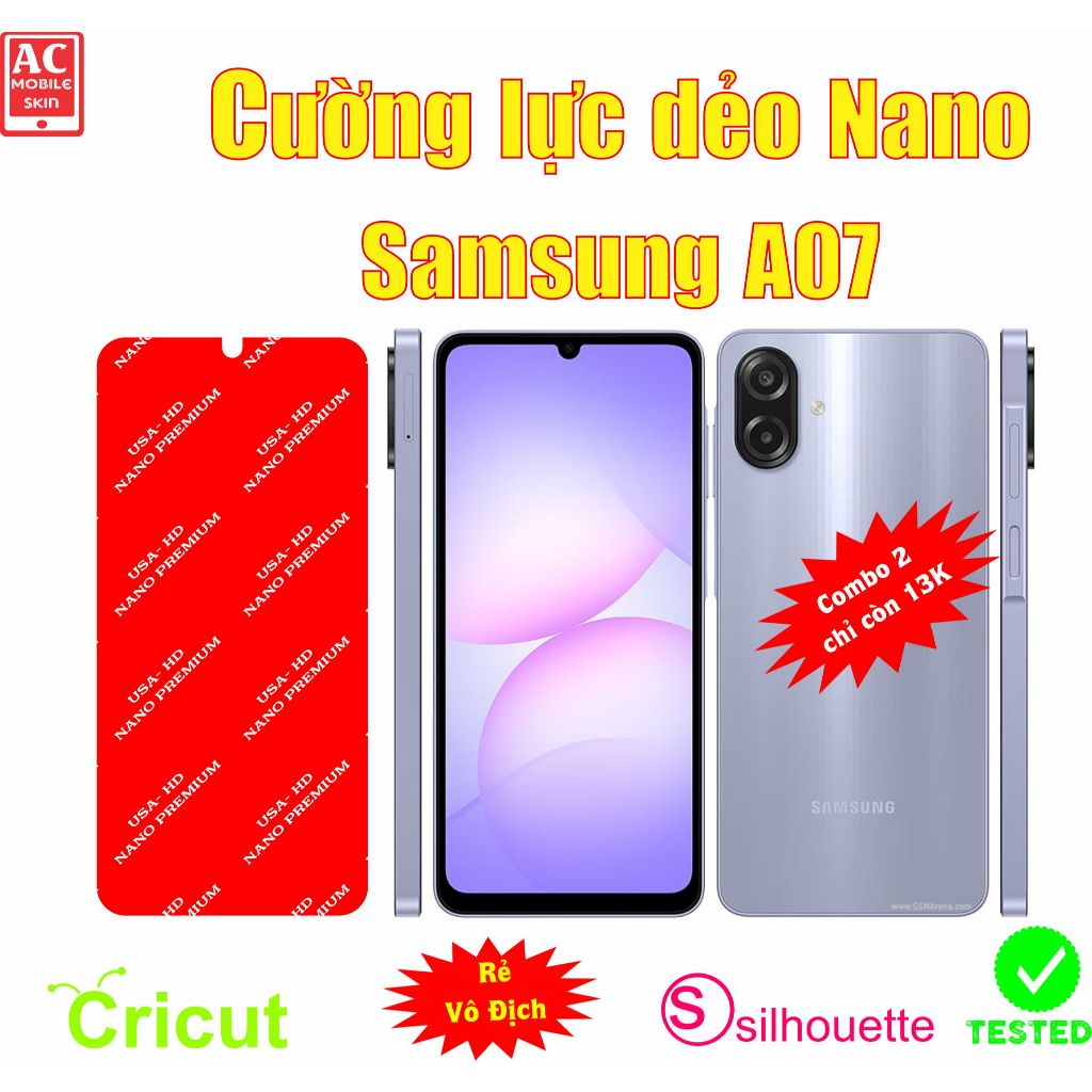 Cường lực dẻo bảo vệ màn hình Samsung A07