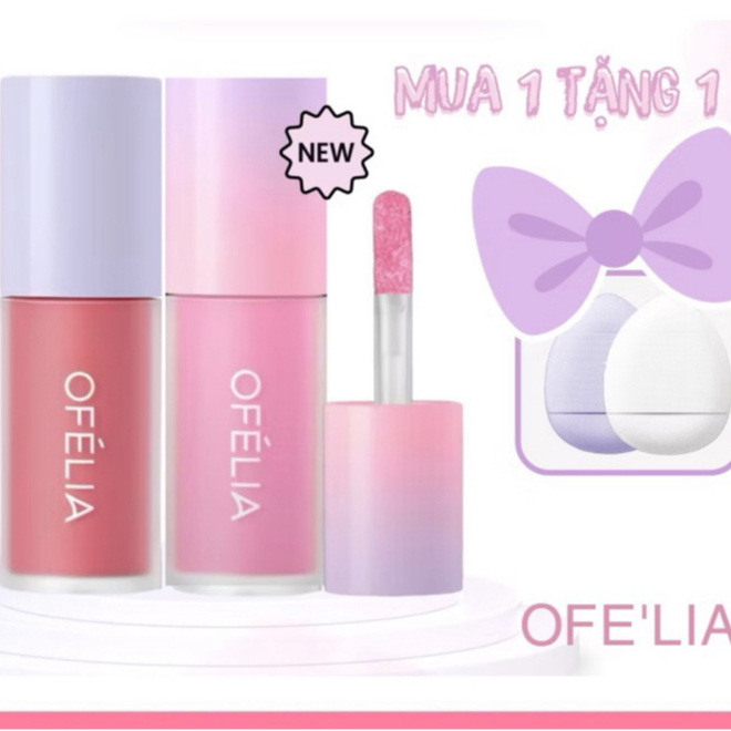 KEM MÁ HỒNG OFÉLIA LOLLI LIQUID BLUSH màu xinh Zulia Cosmetics