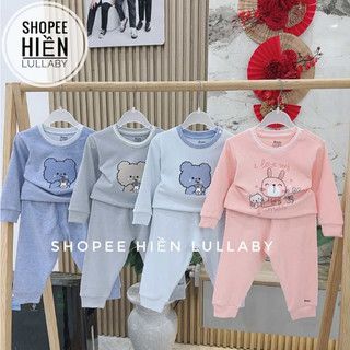   Avaler Chính hãng   Bộ quần áo dài tay Avaler chất nỉ cho bé trai bé gái 