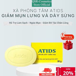  Xà Phòng Tắm ATIDS Soap 80g Giảm Mụn Lưng Giúp Làm Sạch Da 