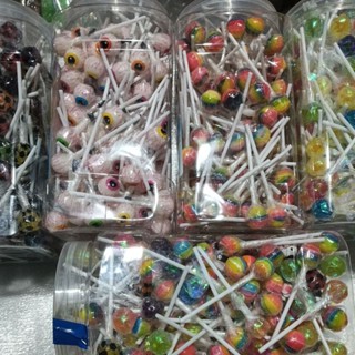  Bán sỉ hộp kẹo mút khoảng  190-200  cái 3,5 g với nhiều vị nhiều màu sắc  đồ ăn vặt cổng trường 