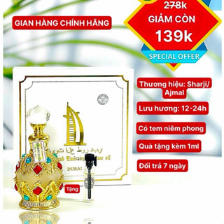  Giá sỉ Tinh dầu nước hoa Dubai 15ml chai đá vàng và chai lăn tiết kiệm 