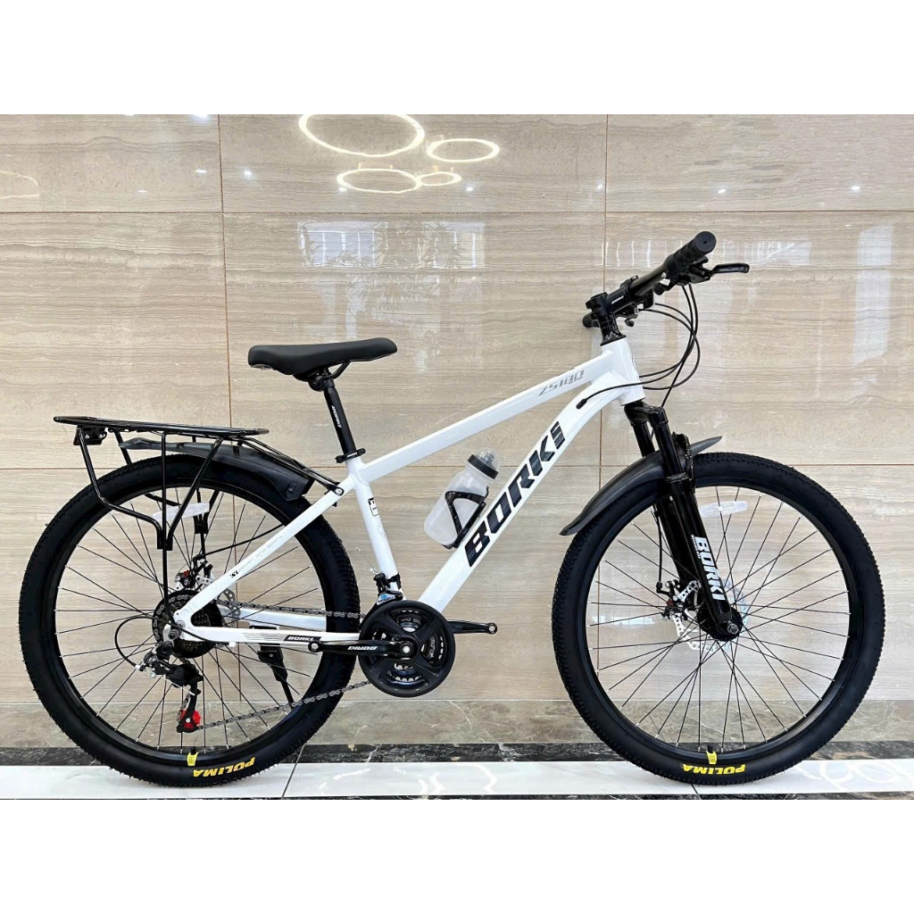 Xe đạp thể thao khung nhôm có đề Borki size 24-26- HÀNG NHẬP KHẨU CHÍNH HÃNG