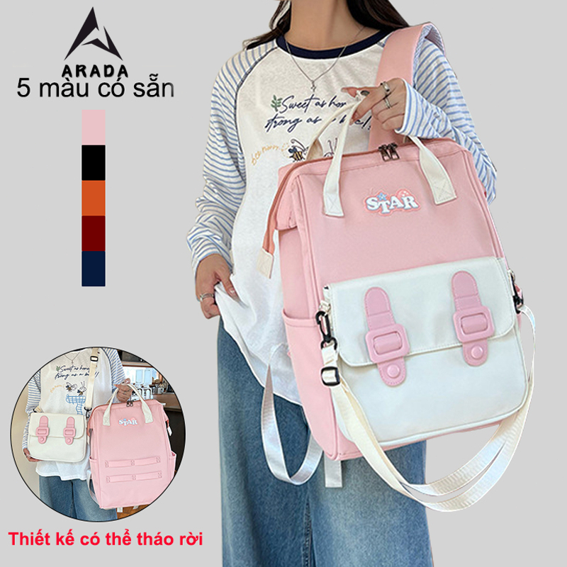 Mua 1 tặng 1 miễn phí Ba Lô Nữ Học Sinh Trung Học thời trang dung tích lớn du lịch Thời chống nước