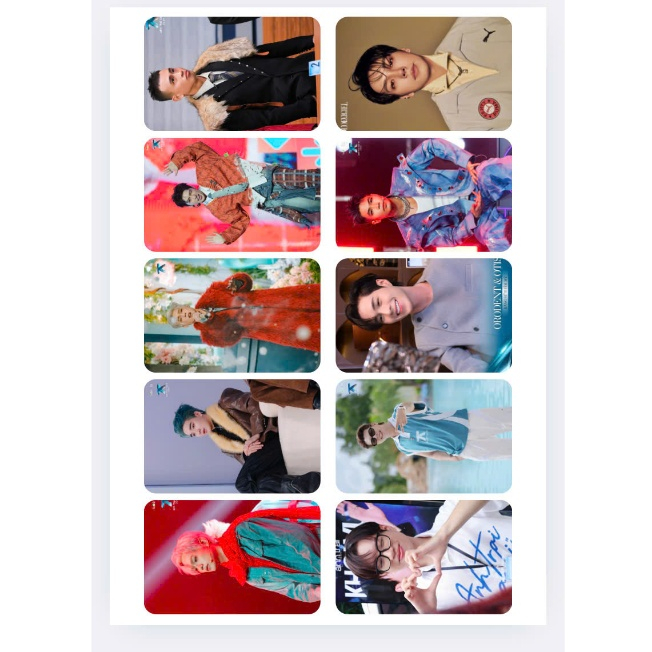 COMBO LOMO CARD ANH TRAI SAY 2 NHIỀU MẪU CỰC ĐẸP SIÊU IU IDOL LOVE