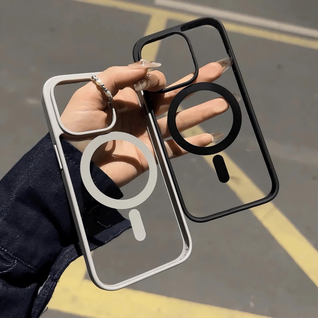 Ốp Lưng Điện Thoại Hỗ Trợ Sạc Không Dây Cho iP 17 16 15 14 13 12 11 XSM/XR/XS/S Pro Plus ProMax