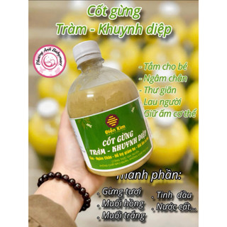  Cốt Gừng Tràm Khuynh Diệp Điền Kim Tắm Bé Ngâm Chân 500ml  Sỉ rẻ nhất  