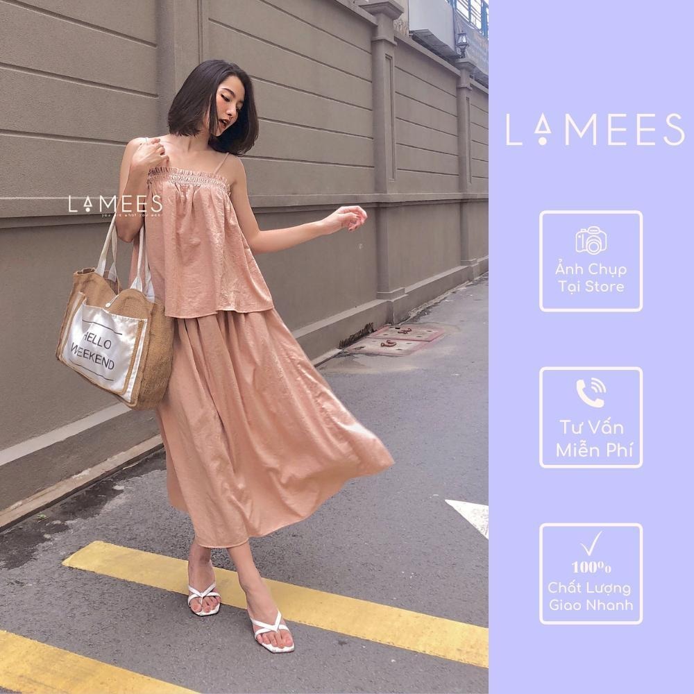 [LAMEES] Edna Set - Set Áo 2 Dây Và Chân Váy, không cần là ủi