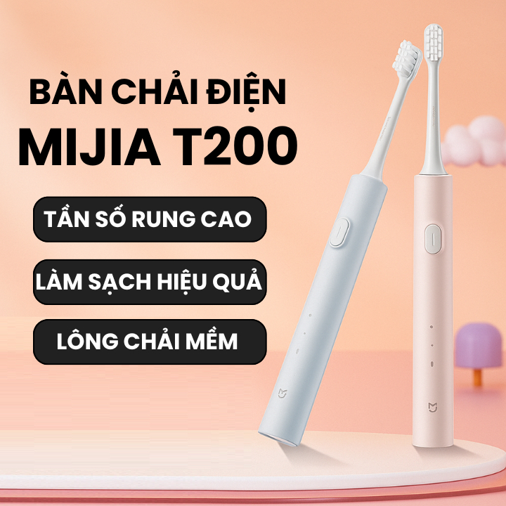 Bàn chải điện Mijia T200 - Bàn Chải Đánh Răng Mijia T100