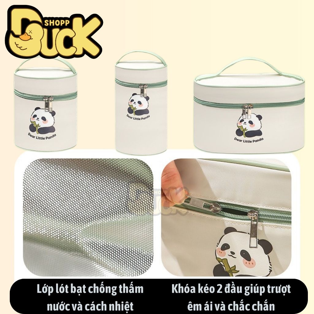 Túi Đựng Hộp Cơm Giữ Nhiệt Đựng Hộp Tròn Xếp Tầng 1 2 3 4 Hộp Tiện Lợi Mang Đi Học Đi Làm | BigBuy360 - bigbuy360.vn