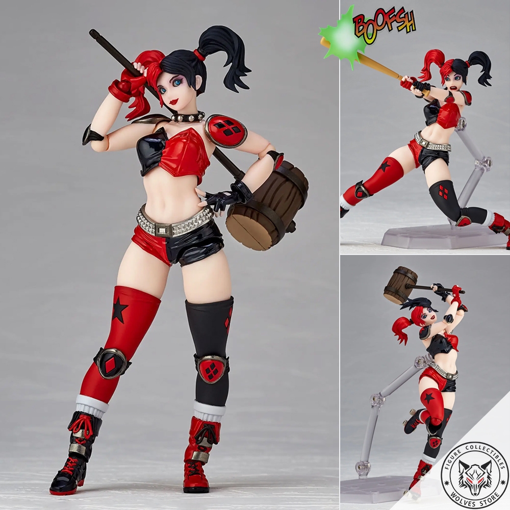 [Có sẵn - Hỏa tốc] Mô hình chính hãng Yamaguchi: Harley Quinn (revoltech harley quinn)