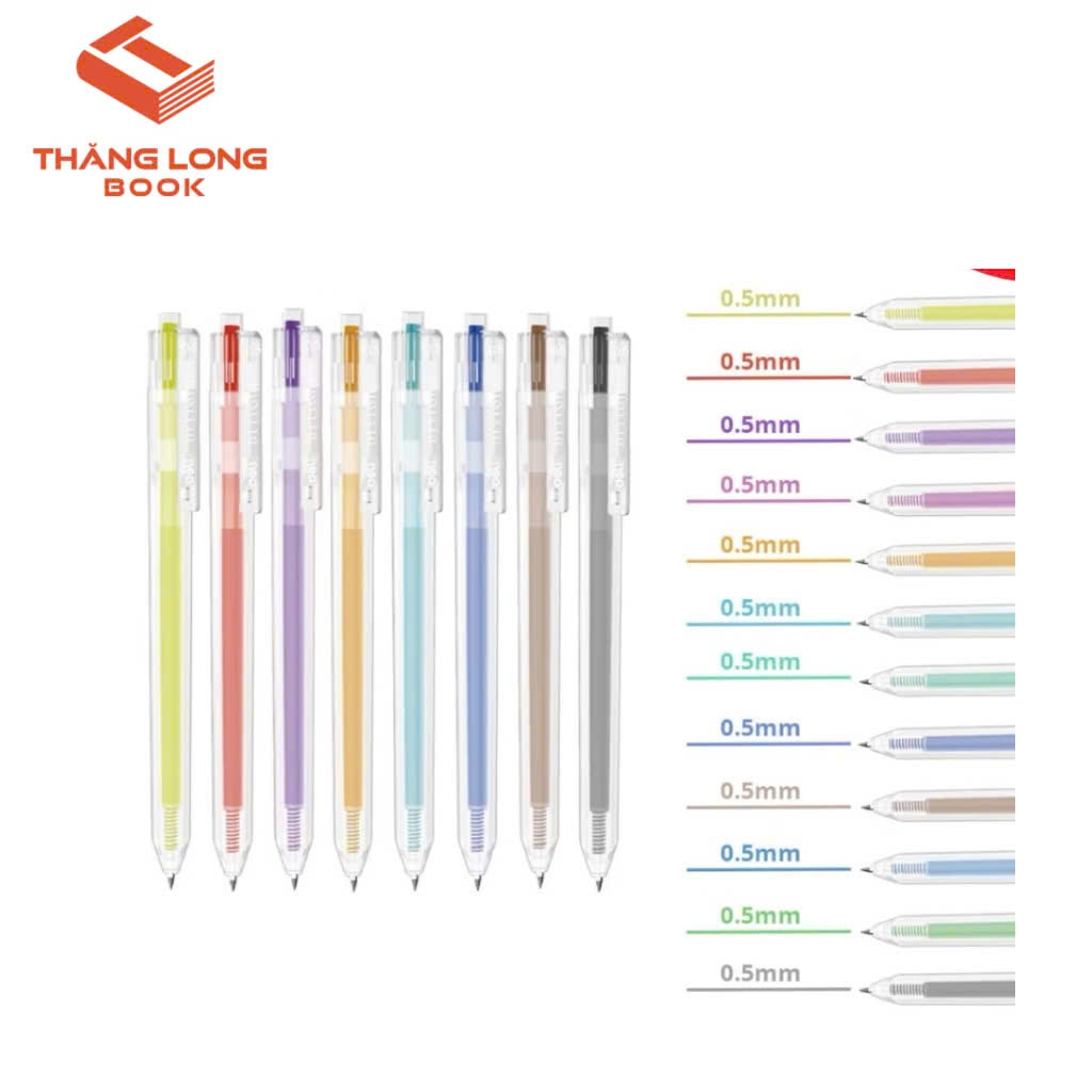 Bút gel bấm Deli Indelight G118