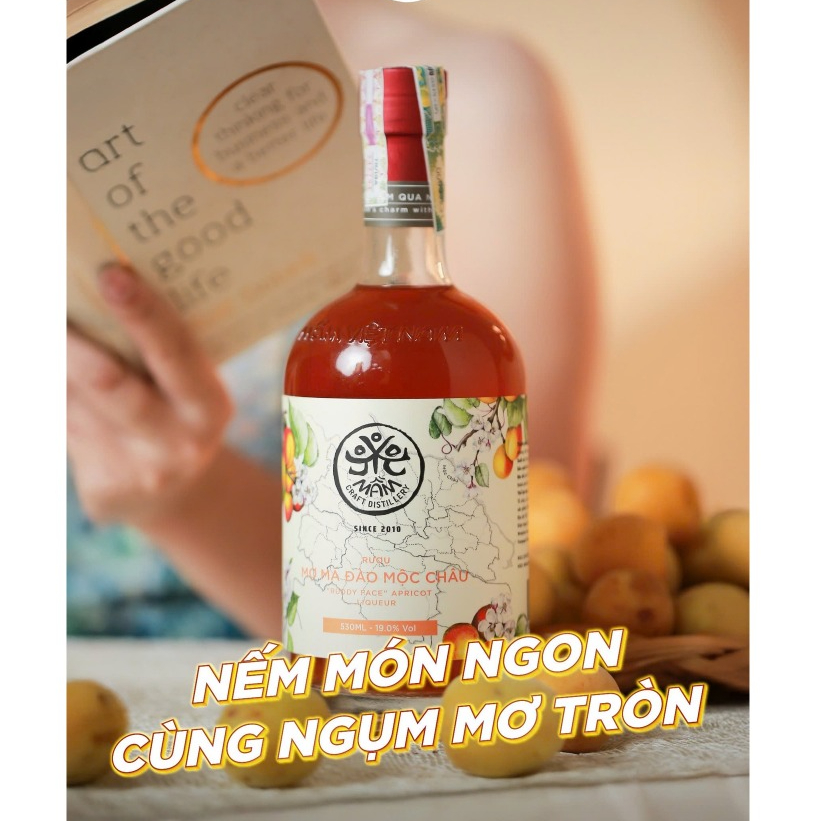 Mơ Má Hồng Mộc Châu - Chua Ngọt Thơm Nồng Mùi Mơ Chín Mầm Distillery