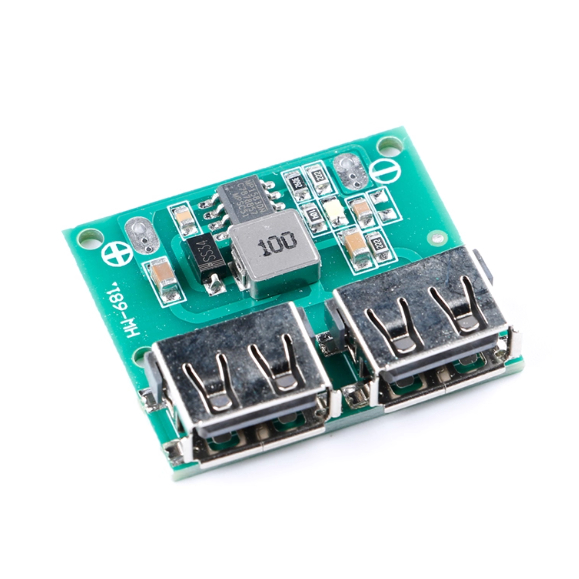 Mạch sạc dự phòng với 2 cổng ra USB dòng max 3A