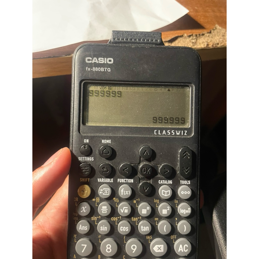 máy tính casio 880 chính hãng hàng lướt 99%