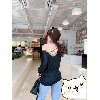 Áo pull giấy mỏng kiểu đan lưng sexy dáng thụng oversize (8809#)