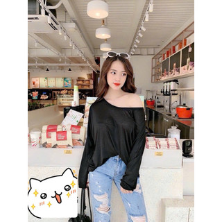 Áo pull giấy mỏng kiểu đan lưng sexy dáng thụng oversize (8809#)