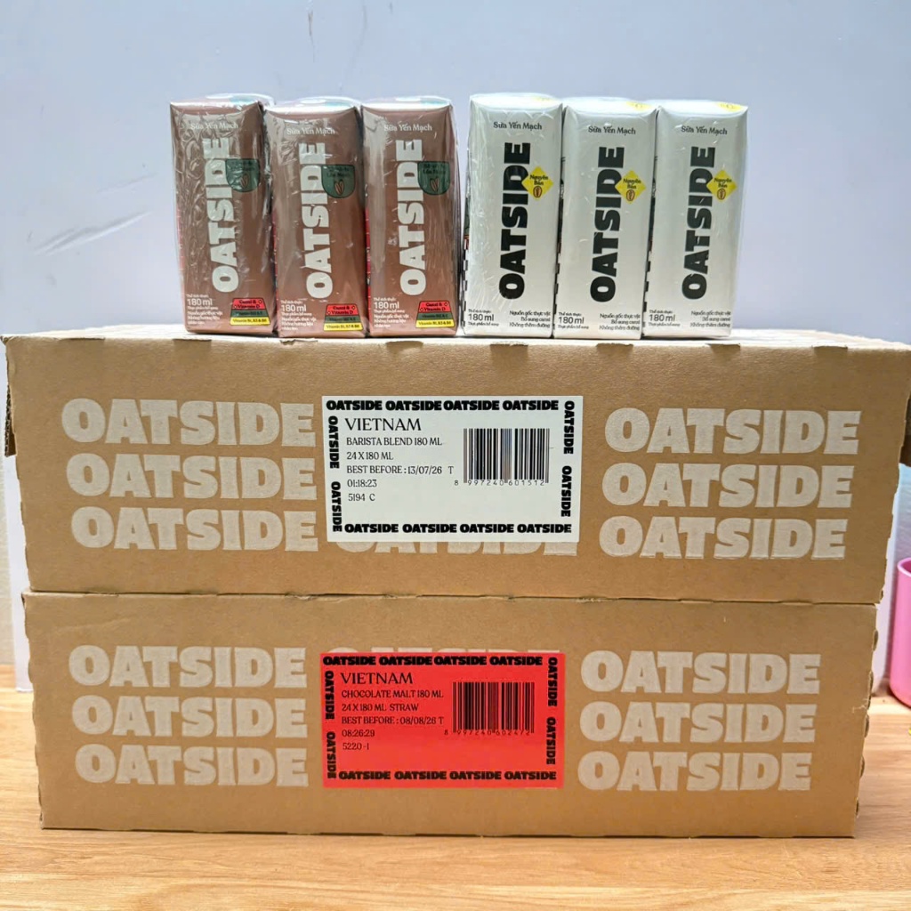 Sữa Yến Mạch OATSIDE 180ml (Lốc 3 hộp)