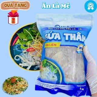   Tặng 1 sốt chấm   SỨA THÂN ĂN LIỀN 1 KG  KHÔNG TÍNH NƯỚC  - Đã Xả Mặn - Bảo Quản 12 Tháng ... 