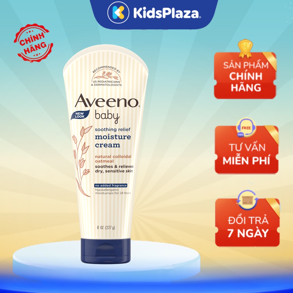 Kem dưỡng ẩm cho da nhạy cảm Aveeno 227g - chính hãng KidsPlaza