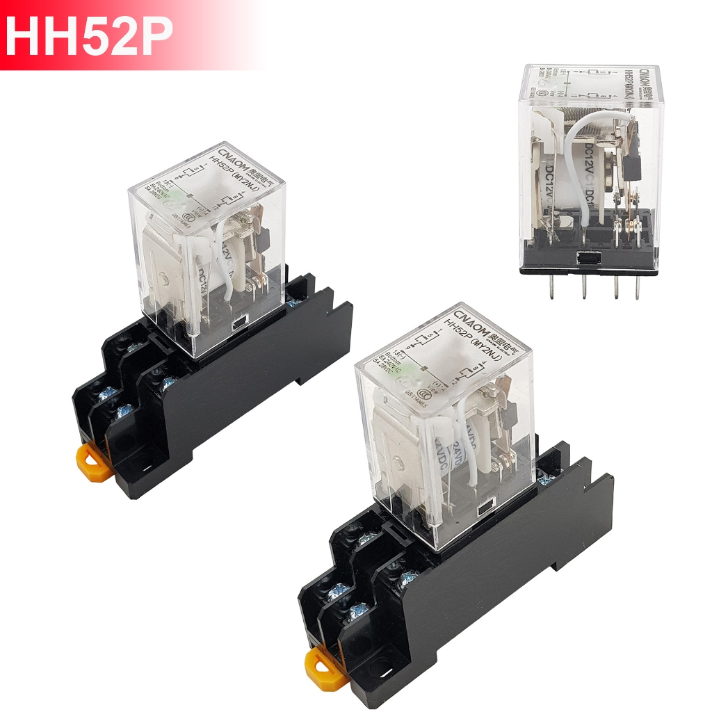 Relay trung gian HH52P - Relay 8 chân 12V-24V-220V