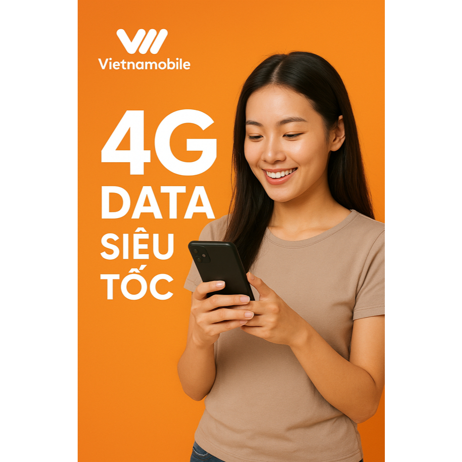 ĐIỆN THOẠI S I M Data Vetnamobile 4g Sẵn 1 Năm vào mạng 7GB/ngày 210gb/tháng, 2555GB/Năm