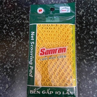 Giẻ Lưới Rửa Chén Bát Cao Cấp Samran Vàng Bền Gấp 10 Lần