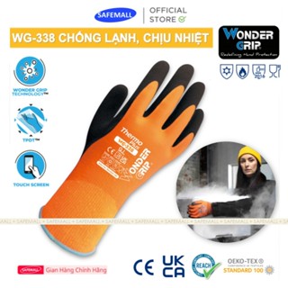  Combo Găng Tay Bảo Hộ Chống Lạnh Chịu Nhiệt Wonder Grip WG-338 Chống Nước Chống Cắt Bảo Vệ Tay - SAFEMALL 