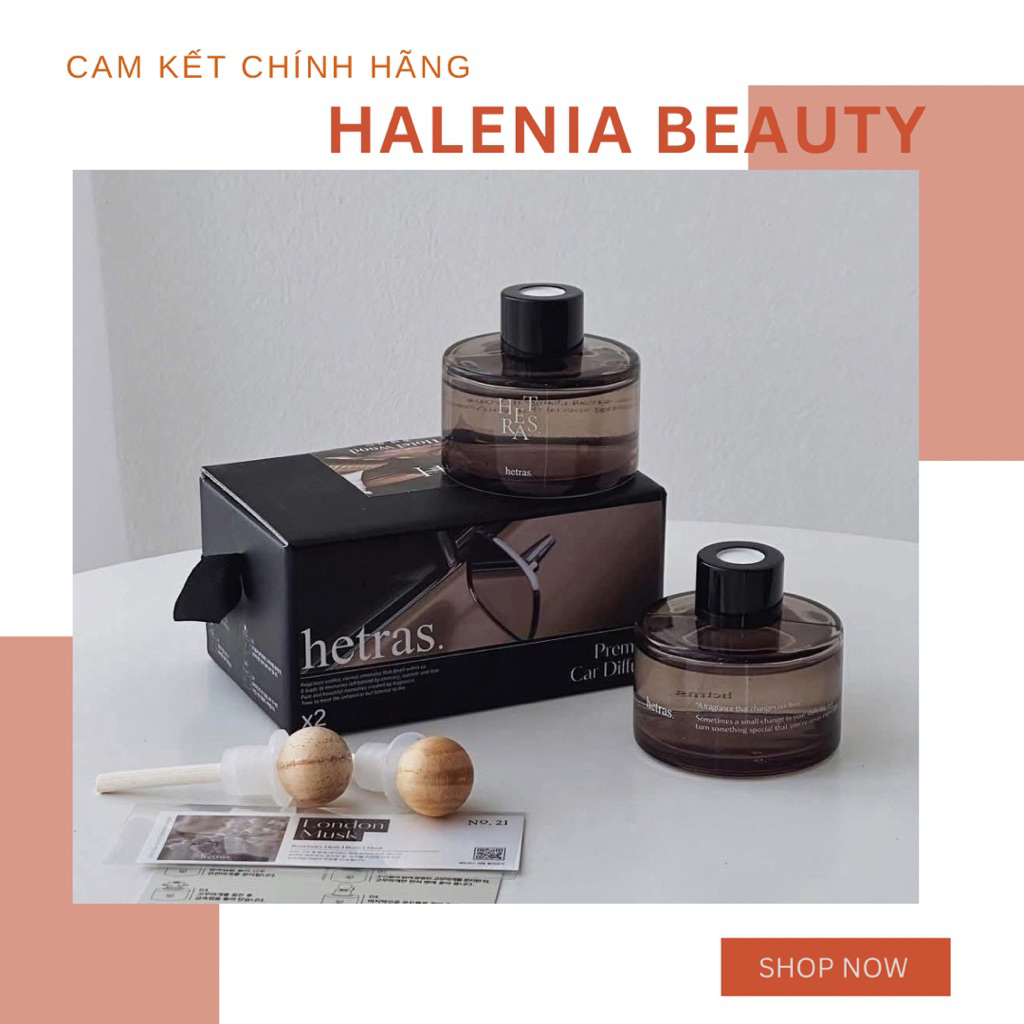 Set Tinh Dầu Nước Hoa Hetras Premium Car Diffuser (No 07)