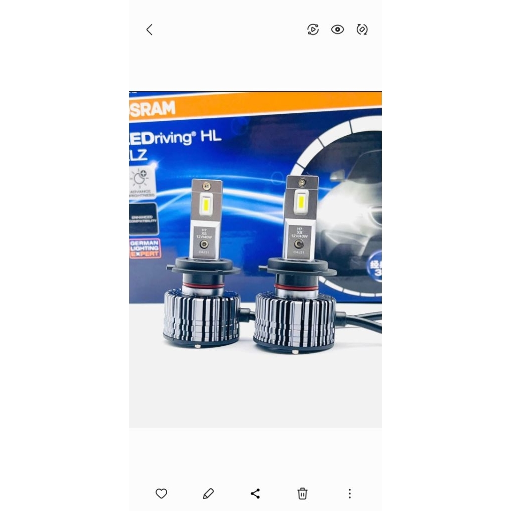 Bóng đèn led osram H1 6000k 24V