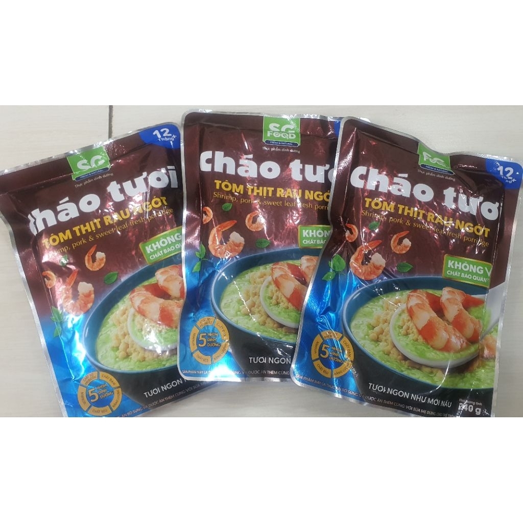 Cháo tươi Sg food thơm ngon