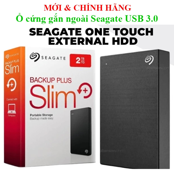 Ổ cứng di động USB 3.0 Seagate Backup Plus Slim 2TB 1TB 500GB 320GB , Toshiba , WD Elements