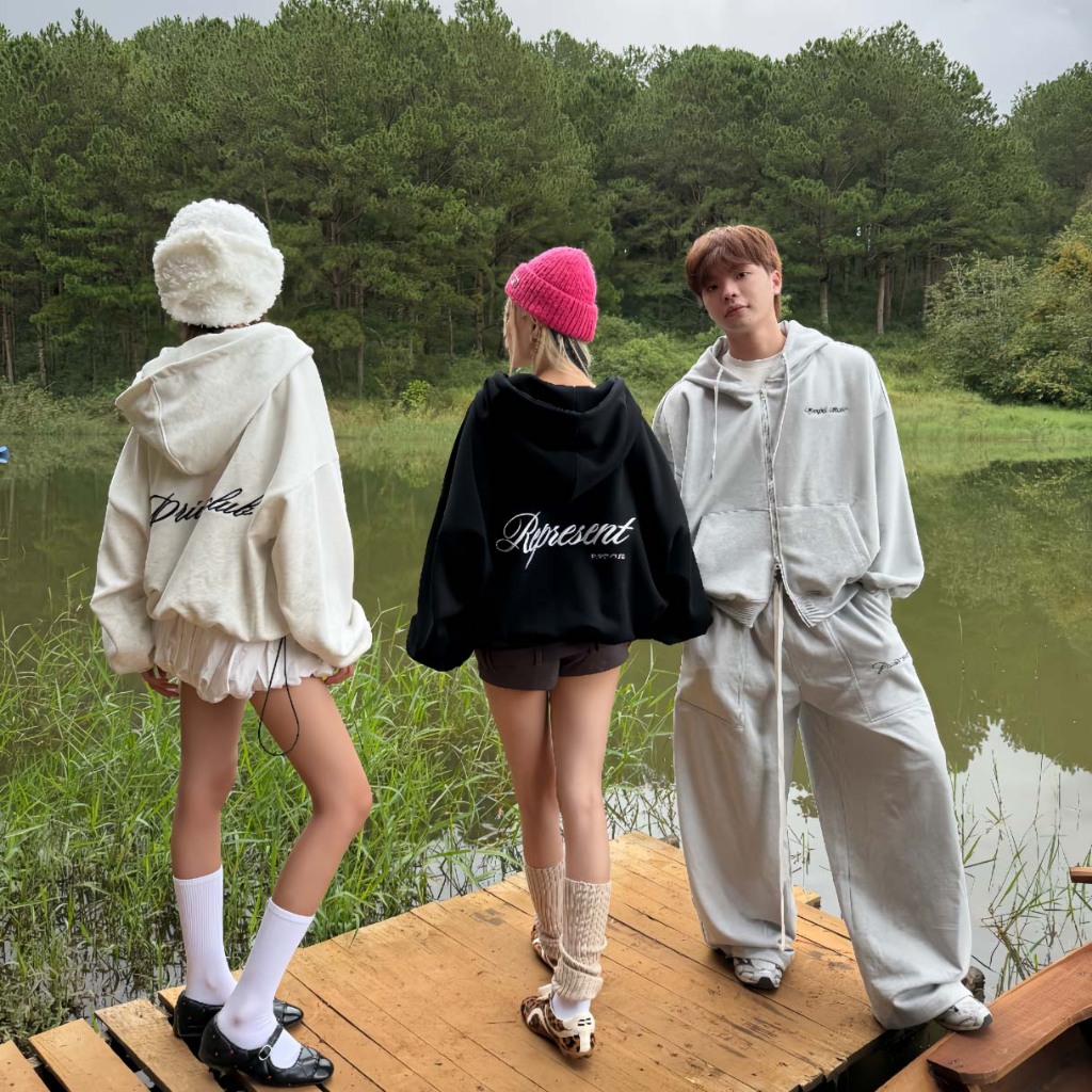 ÁO KHOÁC BOXY DÀI VER 4 HOODIE ZIP EMPTI.CLUB AK-10