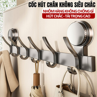 Móc Treo Quần Áo Hút Chân Không HIKARI EA-10 | Không Khoan - Hút Siêu Chắc - Treo Sau Cánh Cửa Phòng Tắm Nhà Bếp,Tủ Đồ 