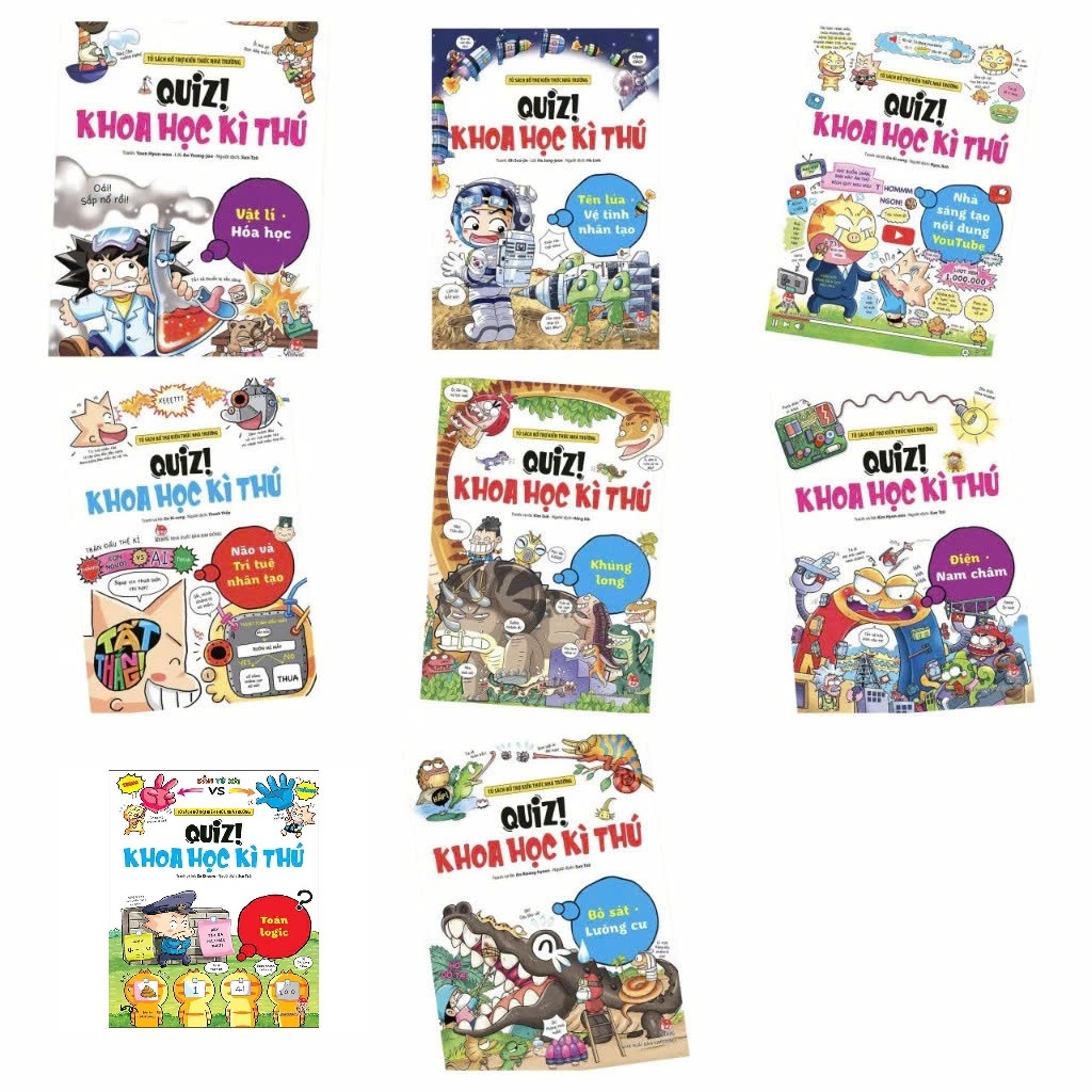 Sách - Quiz Khoa học kì thú - bộ 38 cuốn - trọn bộ