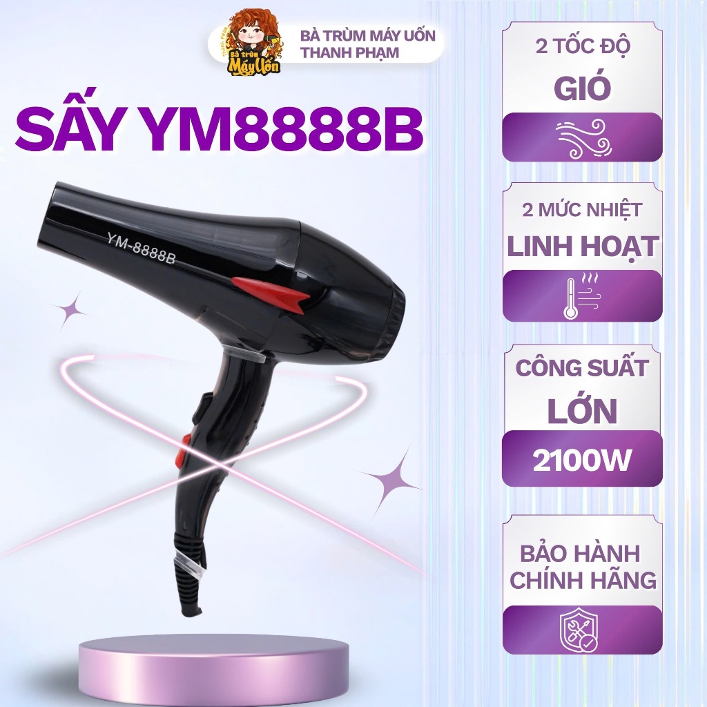 Máy Sấy 8888 - SẤY CHUYÊN NGHIỆP -bà trùm máy uốn THANH PHẠM