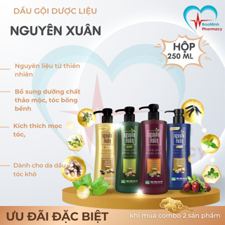  Dầu Gội Đầu Nguyên Xuân Dầu Xả Ngăn Rụng Tóc Kích Thích Mọc Tóc Chai 250ml 