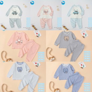  AVALER - Bộ quần áo nỉ dài tay thu đông cho bé 